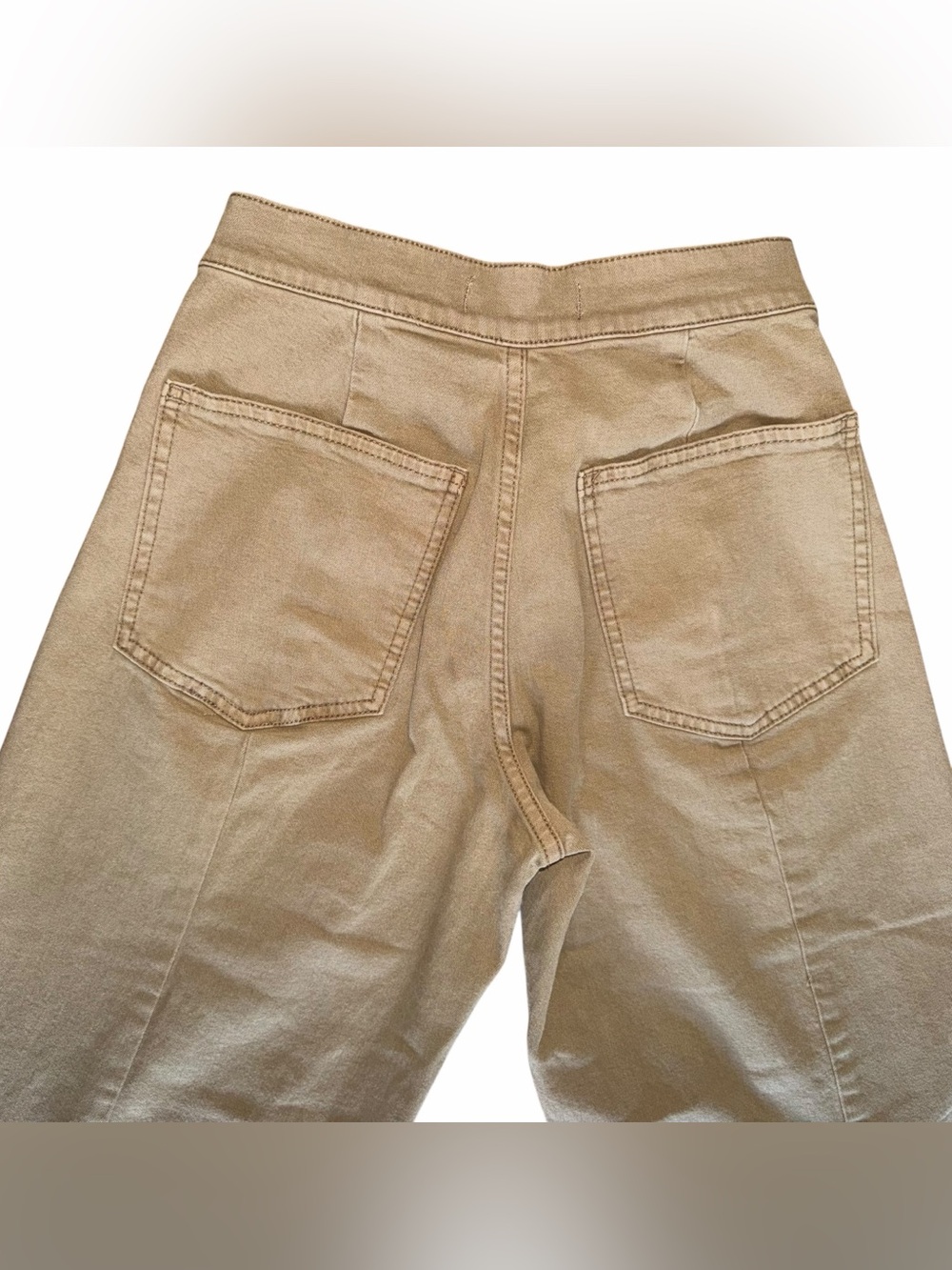 Madewell The Petite Emmett Wide-Leg Crop Pant: Welt Pocket Edition women’s 26P - Picture 8 of 9